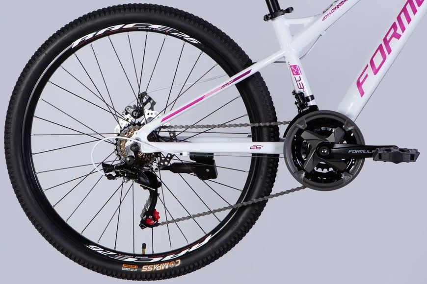 Велосипед AL 26" Formula BLACKWOOD DD FR рама-13" біло-рожевий 2025 OPS-FR-26-774 фото