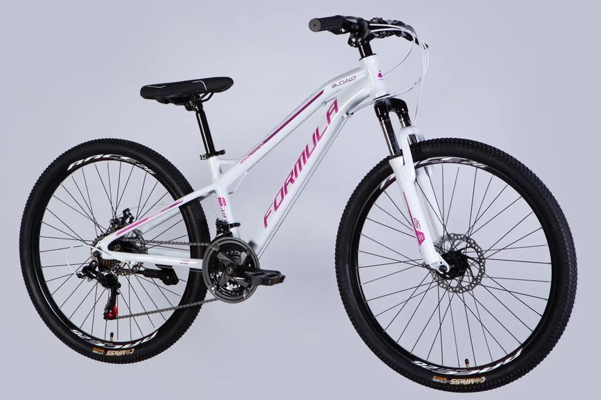 Велосипед AL 26" Formula BLACKWOOD DD FR рама-13" біло-рожевий 2025 OPS-FR-26-774 фото