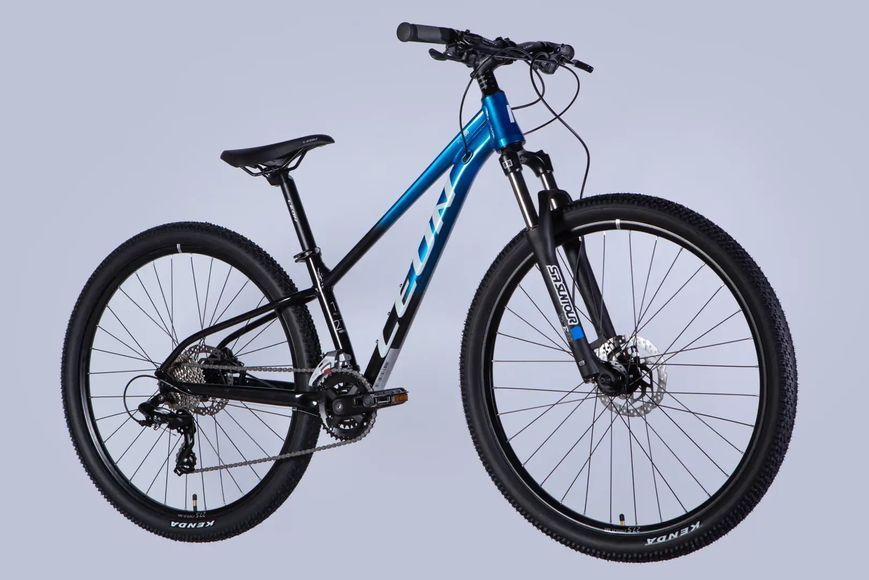 Велосипед AL 27,5" Leon XC 100 HDD рама-13" синiй з чорним 2025 OPS-LN-27,5-036 фото