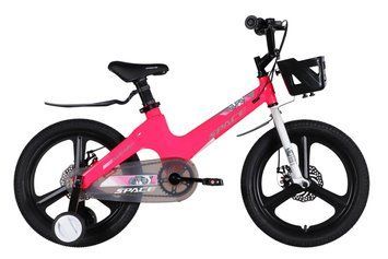 Велосипед MG 18" SPACE KID MOON DD рама-10,6" рожевий 2026 OPS-SK-18-048 фото