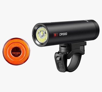 Комплект світла Ravemen LS20 : CR1000 + CL05 (1000 + 30 lm, 4000 + 200 mAh) 6970232530498 фото