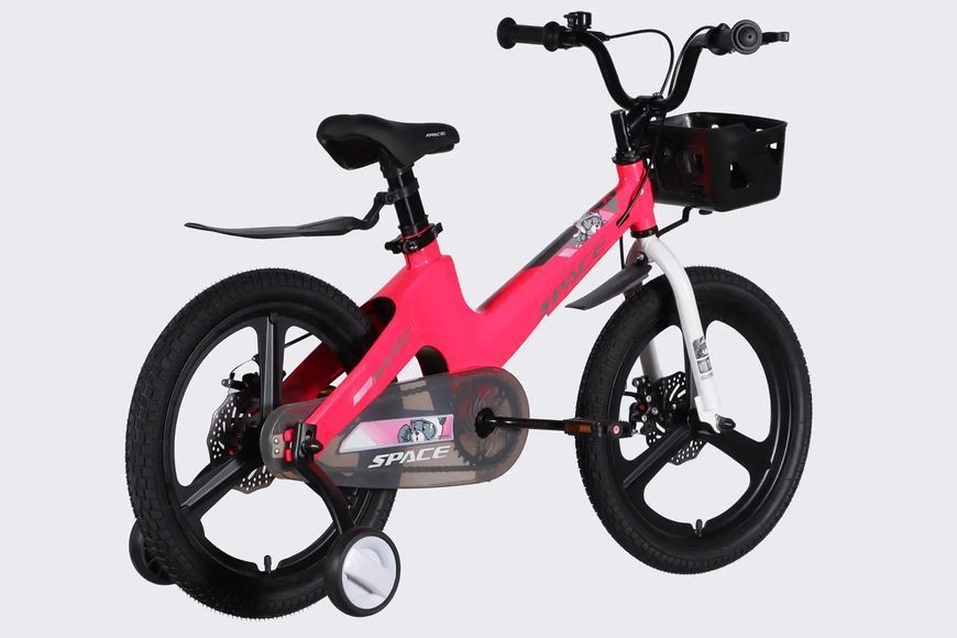 Велосипед MG 18" SPACE KID MOON DD рама-10,6" рожевий 2026 OPS-SK-18-048 фото