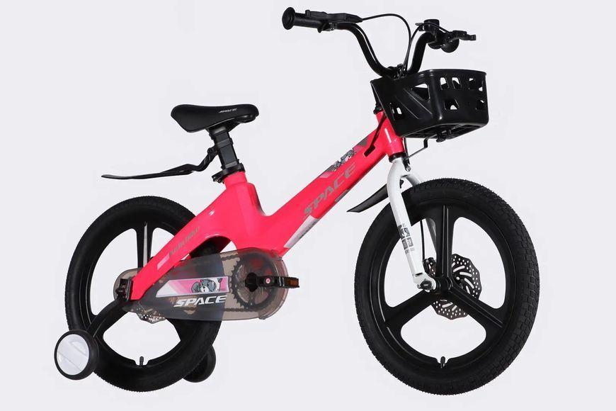 Велосипед MG 18" SPACE KID MOON DD рама-10,6" рожевий 2026 OPS-SK-18-048 фото