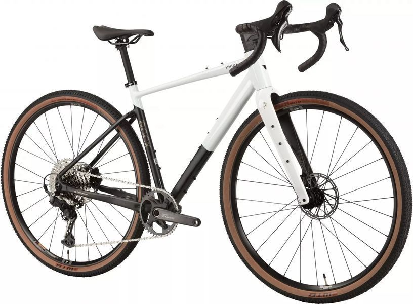 Велосипед 28" Pride ROCX 8.3 рама - S 2026 біло-чорний SKE-40-70 фото