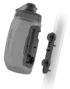 Фляга з конектором та базою FIDLOCK TWIST bottle 450мл., прозорий / чорний 4251207 400643 фото