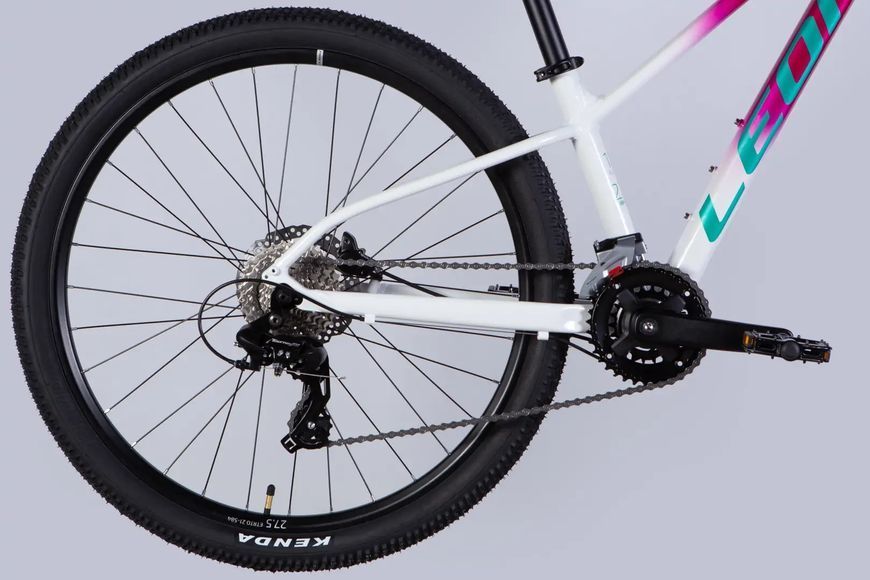 Велосипед AL 27,5" Leon XC 100 HDD рама-13" рожевий з білим 2025 OPS-LN-27,5-041 фото