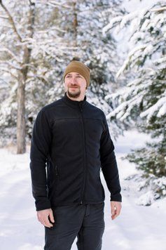 Кофта флісова Tribe Fleece Jacket Full Zip T-KJ-0011-black, 48 T-KJ-0011-black-48 фото