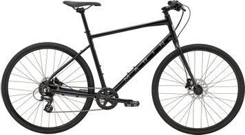 Велосипед 28" Marin Presidio 1 рама - S 2025 Gloss Metallic Black/Charcoal/Blue SKE-91-23 фото