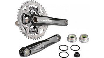 Шатун Shimano Deore FC-M591-L під шліц 26/36/48Т, 175мм у комплекті з кареткою 3008888833 фото