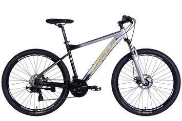 Велосипед 27,5" Formula F-1 DD CS рама-19" сріблясто-чорний OPS-FR-27.5-275 фото