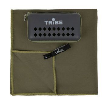 Рушник з мікрофібри Tribe Pocket Towel 90х180 см T-LC-0001-2XL army-green T-LC-0001-2XL-army-green фото