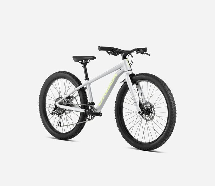 Велосипед дитячий ORBEA MX 24 TEAM DISC 24 Halo Silver - Spicy Lime (Matt) R00624KL фото