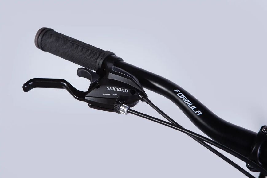 Велосипед 27,5" Formula F-1 DD CS рама-19" сріблясто-чорний OPS-FR-27.5-275 фото