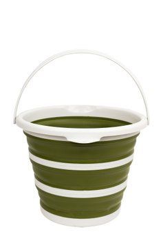 Відро Tribe Water Bucket 10 л силіконове T-FJ-0048, olive T-FJ-0048-olive фото