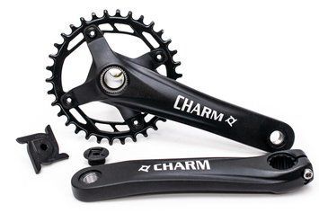 Шатун алюм. L175мм 34T PROWHEEL CHARM-34T-TT без каретки, з інтегр.віссю CHW-242 фото