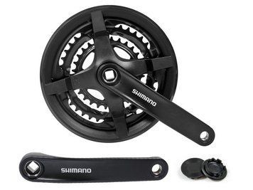 Шатун Shimano FC-TY301 28-38-48Т BK AFCTY301C888CL фото