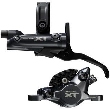 Гальмо гідравл. дискове Shimano M8200 DEORE XT переднє (ліва ручка, 2-поршн каліпер, J-kit гідролінія 1000мм) IM82001JLFPRA100 фото