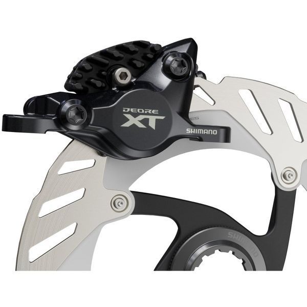 Гальмо гідравл. дискове Shimano M8200 DEORE XT переднє (ліва ручка, 2-поршн каліпер, J-kit гідролінія 1000мм) IM82001JLFPRA100 фото