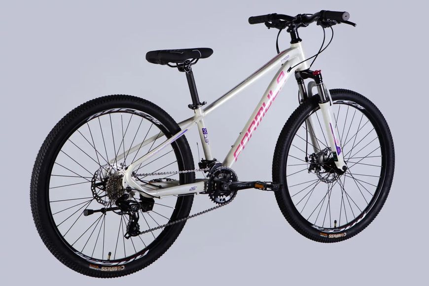 Велосипед AL 26" Formula THOR DD CS рама-13" біло-рожевий 2025 OPS-FR-26-779 фото