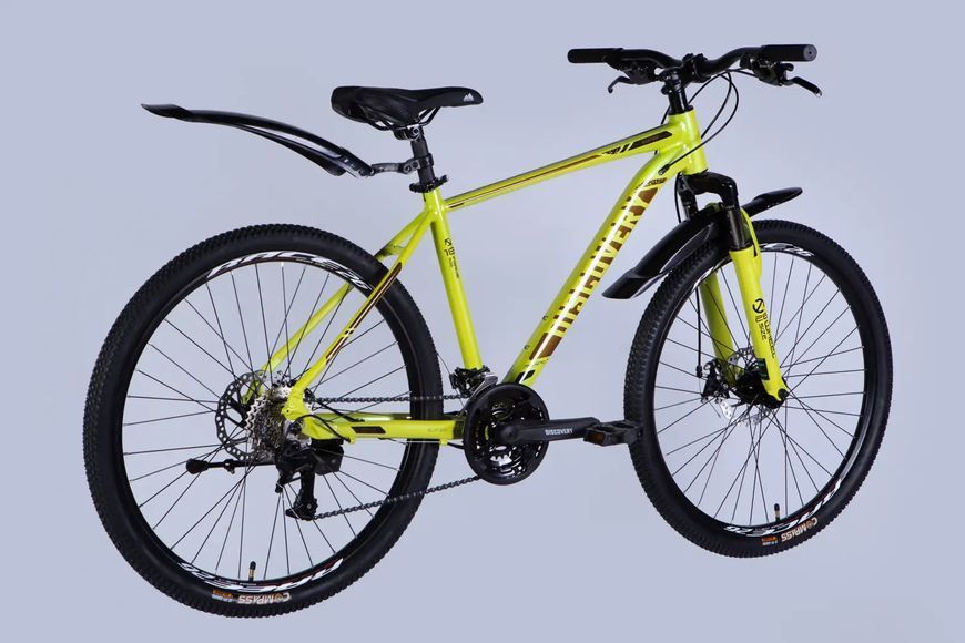 Велосипед AL 26" Discovery BASTION DD CS рама-18" жовтий 2025 OPS-DIS-26-622 фото