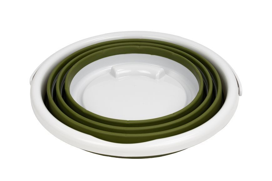 Відро Tribe Water Bucket 10 л силіконове T-FJ-0048, olive T-FJ-0048-olive фото