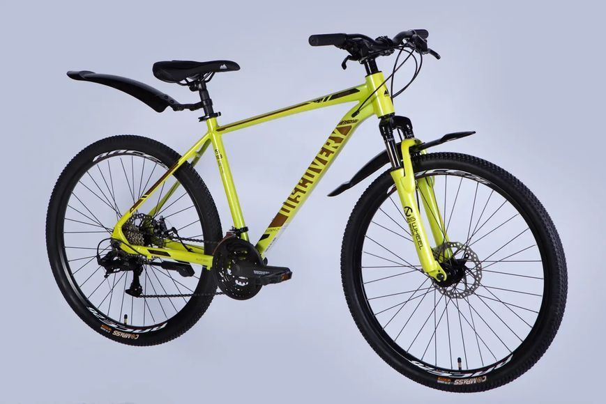 Велосипед AL 26" Discovery BASTION DD CS рама-18" жовтий 2025 OPS-DIS-26-622 фото