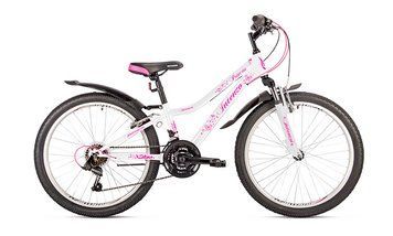 Велосипед 24" Intenzo PRINCESS V-brake білий INT-525-WHITE-S-24 фото