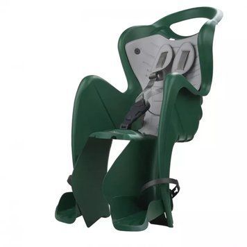 Сидіння заднє Bellelli Mr Fox Lux Standart B-fix темно-зелене із сірою підкладкою SAD-02-65 фото