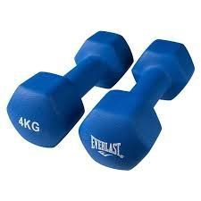 Гантелі для фітнесу неопрен Everlast 4 кг синій 80024/4 фото
