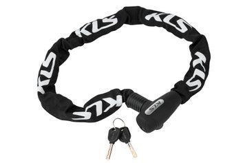Замок ланцюговий під ключ KLS Chainlock 8 чорний 8x1000 мм 8585019357052 фото