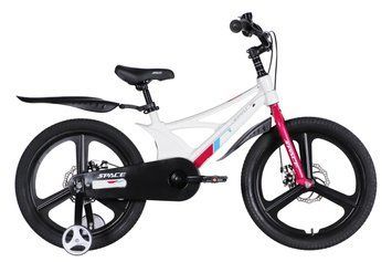 Велосипед MG 20" SPACE KID STAR DD рама-11" білий з рожевим 2026 OPS-SK-20-046 фото