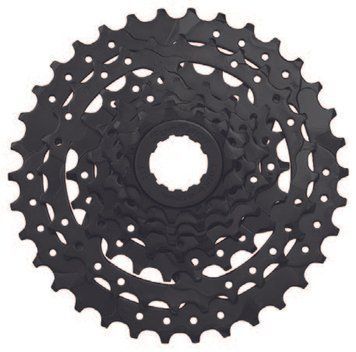 Касета SunRace CSM40 7AS B, 7 швидкостей, 11-28T, Black CSM40.7AS0.BS0.BX фото
