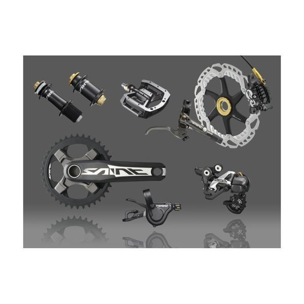 Гальмо гідравл. дискове Shimano M820 SAINT переднє (ліва ручка, 4-поршн каліпер, J-kit гідролінія 1000мм) IM820BJLFPNA100 фото