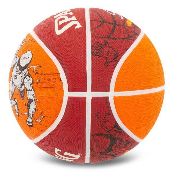М'яч баскетбольний гумовий SPALDING SKETCH CRACK 84451Y розмір 7 червоний 84451Y фото