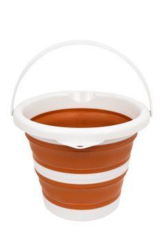 Відро Tribe Water Bucket 5 л силіконове T-FJ-0047, terracota T-FJ-0047-terracota фото