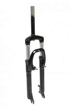 Вилка 26 AM сталь 1 rod-185 різьб. travel-100mm disc/v-br чорний FRK-26-850 фото