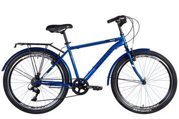 Велосипед ST 26" Discovery PRESTIGE MAN Vbr FR рама-18" синій 2024 крила, крило пер., крило зад., підніжка OPS-DIS-26-586 фото