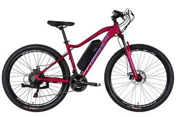 Велосипед з електроприводом 27.5" AL Formula eALPINA DD FR рама-17" 36B 12.5А*г 500Вт рожево-синій 2026 ELB-FR-27.5-046 фото