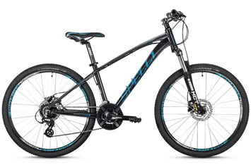 Велосипед 27,5" Spelli SX-4700 рама 19" чорно-сірий з синім 92970174-470 фото