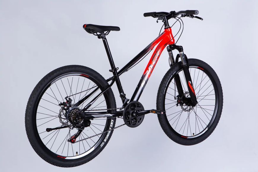 Велосипед ST 26" SPACE MARS DD FR рама-13" червоно-чорний 2026 OPS-SP-26-075 фото