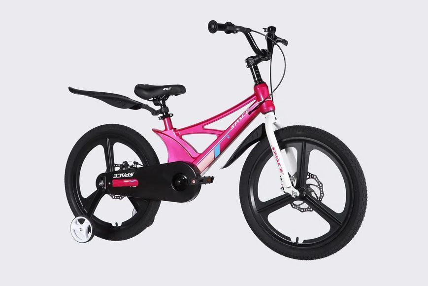Велосипед MG 20" SPACE KID STAR DD рама-11" рожевий з білим 2026 OPS-SK-20-047 фото