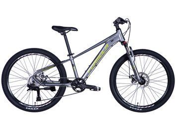 Велосипед AL 24" Formula ZEPHYR 3.0 DD CS рама-12" сірий з зеленим 2026 OPS-FR-24-447 фото