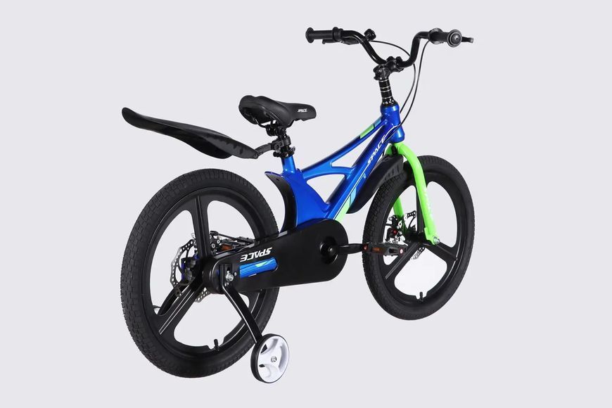 Велосипед MG 20" SPACE KID STAR DD рама-11" синій з зеленим 2026 OPS-SK-20-048 фото