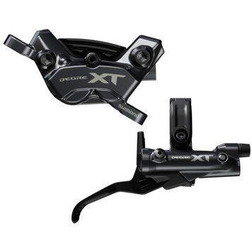Гальмо гідравл. дискове Shimano M8220 DEORE XT заднє (права ручка, 4-поршн каліпер, J-kit гідролінія 1700мм) IM82201JRRXSA170 фото