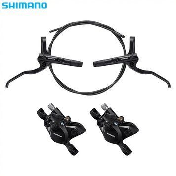 Комплект гідравлічних гальм Shimano BR-MT200 F850мм R1500мм без ротора чорний DISC-042 фото