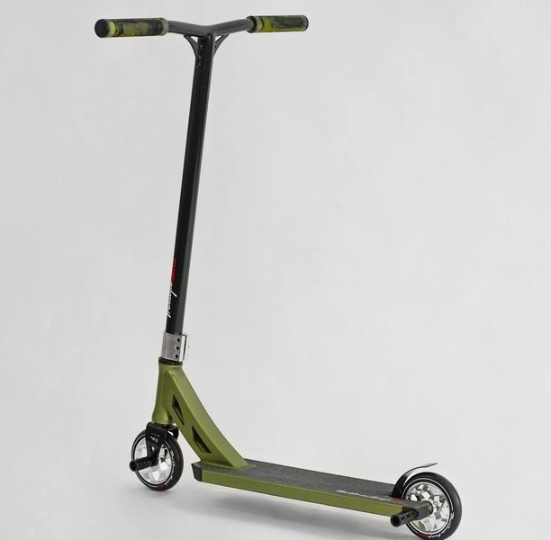 Самокат трюковий Best Scooter &laquo;FREESTYLE&raquo; N-56307 чорно-оливковий 082-052 фото