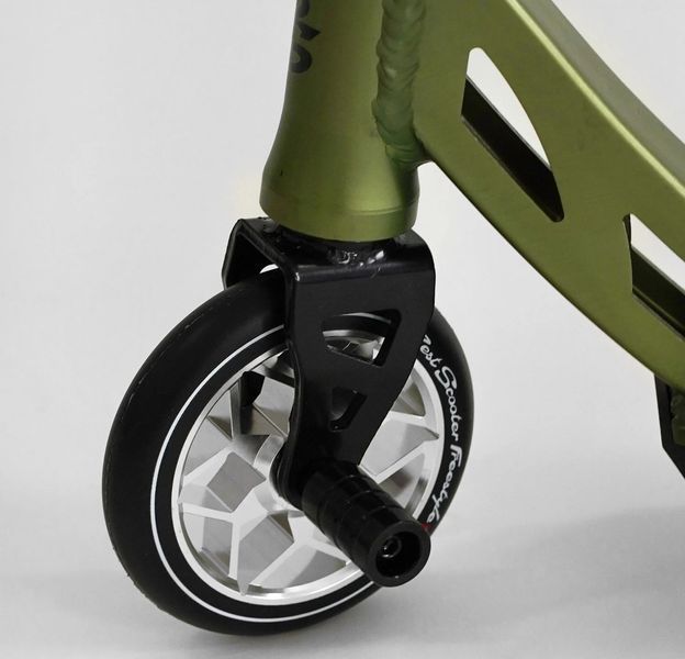 Самокат трюковий Best Scooter &laquo;FREESTYLE&raquo; N-56307 чорно-оливковий 082-052 фото