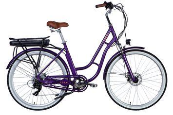 Велосипед з електроприводом 28" AL Dorozhnik eCORAL DD FR рама-19" 36B 12.5А*г 500Вт фіолетово-синій YS 750 2025 ELB-D-28-077 фото
