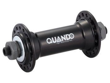 Втулка передня Quando KT-A15F 32H V-brake алюмінію, 108mm під ексцентрик чорна HUBF-24-02 фото