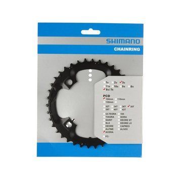 Зірка шатунів Shimano FC-M361 ACERA 38зуб. чорн Y1KN98040 фото
